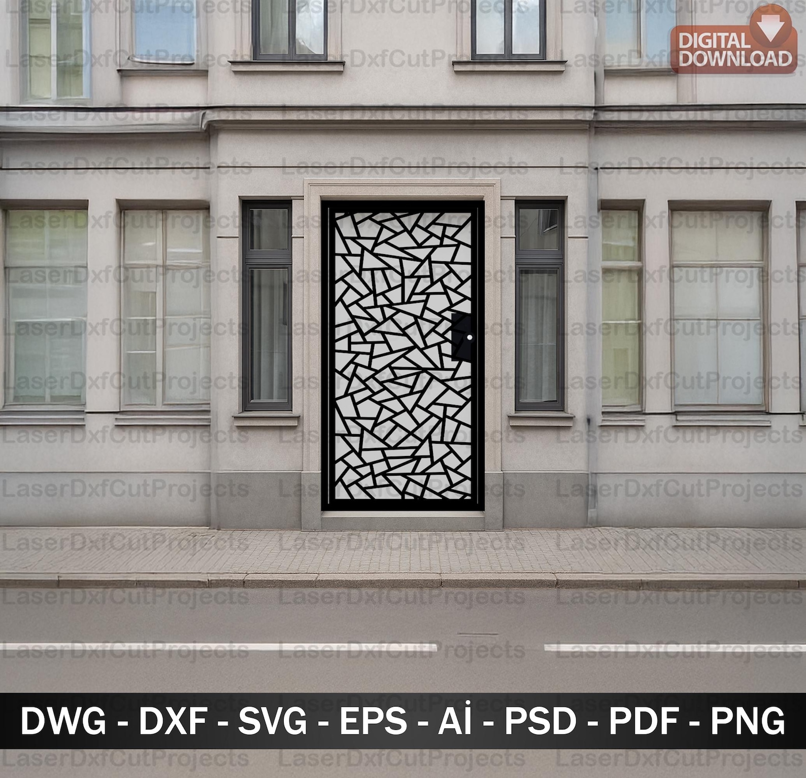 Gate Grill Vector 10 CNC Gate Grill Designs Modern Laser Cut Vector Panels (digital ...