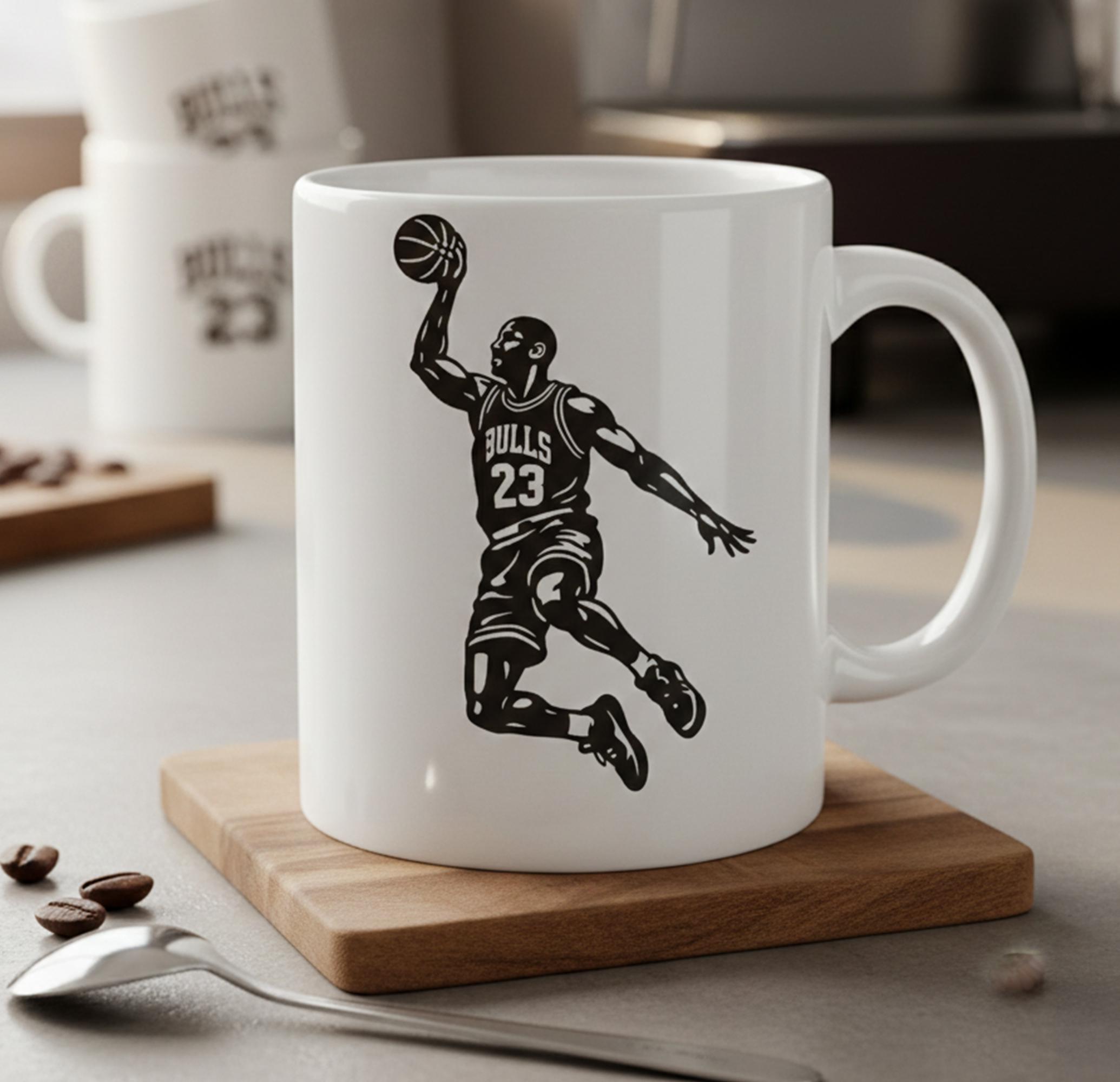 Michael Jordan Slam Dunk SVG DXF - Laser Cut Wall Art (digital