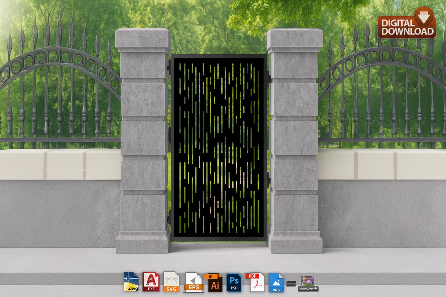 10 Gate Grill Panel Designs: CNC Laser Cut Vector Files (digital ...