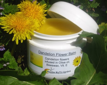 Dandelion Flower Balm, Breast Massage, Muscles, Chapped Skin