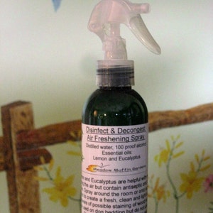 Air, Linen Spray, Eco Friendly Lemon and Eucalyptus or Lemon and Pine, Room Freshener, Non-Aerosol Spray image 1