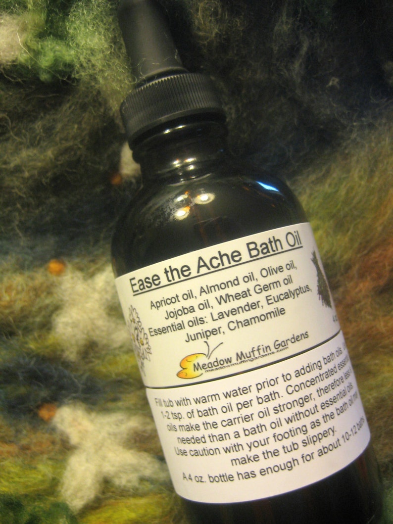 Bath Oil Aches and Pain Soak Body Aches Chronic Pain Etsy