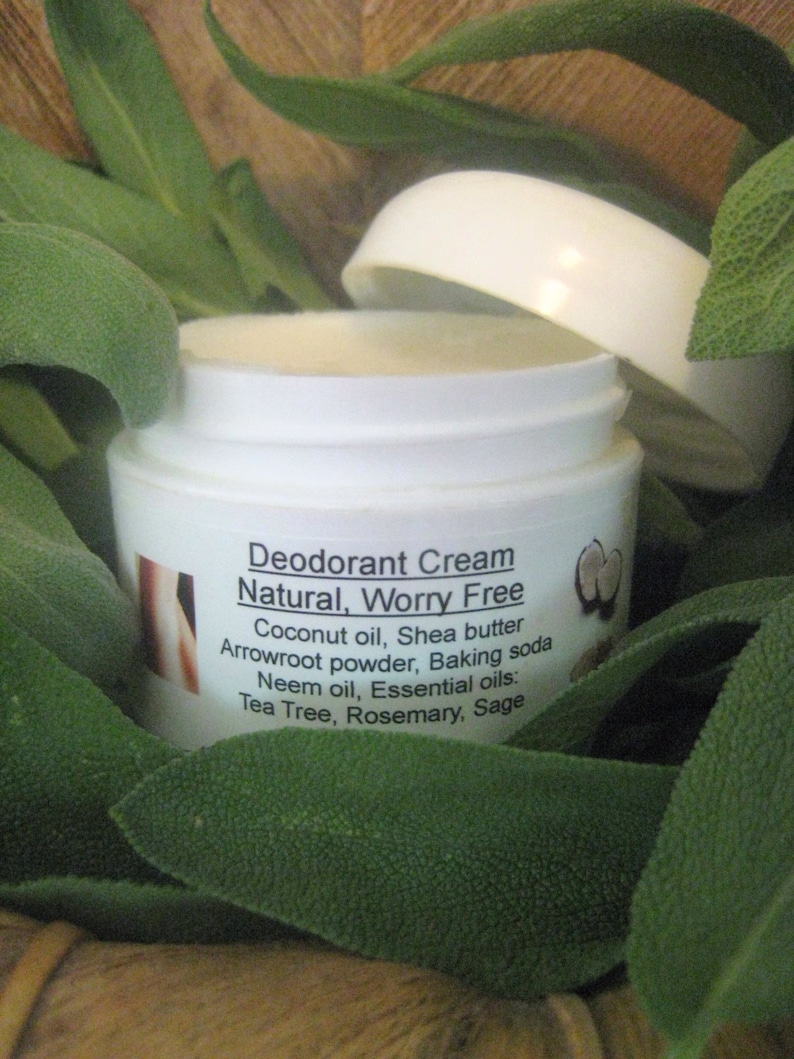 Natural Deodorant Deodorizing Armpit Cream Aromatherapy Etsy