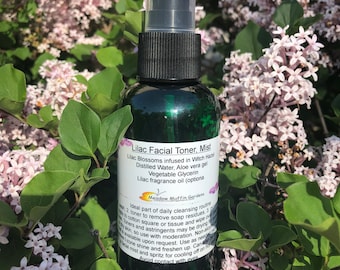 Lilac Blossoms Facial Toner, Skin Care Routine, Marvels of May Spring Flowering Shrub