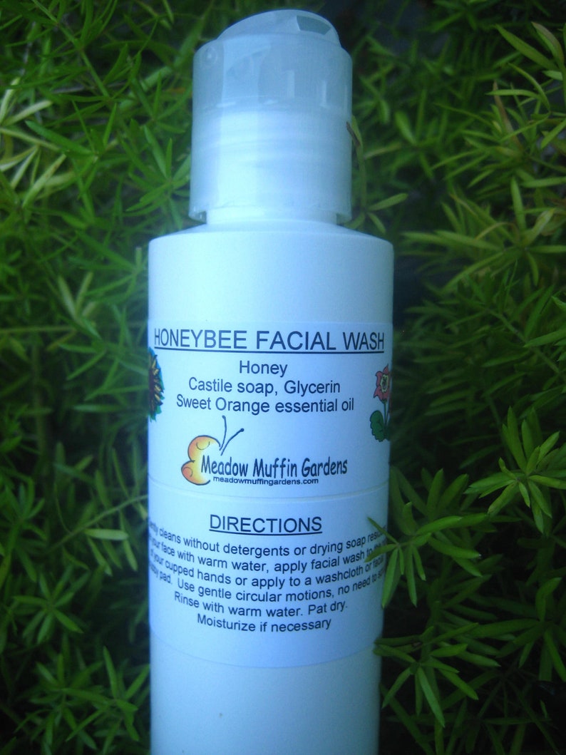 Facial Wash Honey Glycerin Ideal for sensitive skin dry Etsy