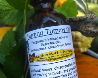 Children'sTummy Oil for Cramps, Colic, Stomach Ache or Motion Sickness