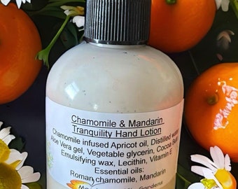 Chamomile & Mandarin Tranquility Hand/Body Lotion, Comforting Senior Care