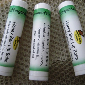 Tube Lip Balm, Honey Lemon Calendula image 1