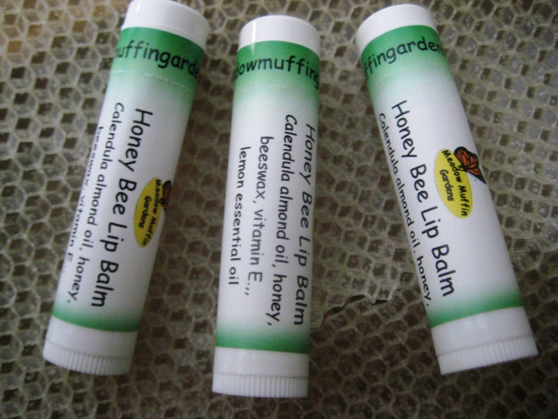 Tube Lip Balm, Honey Lemon Calendula image 1