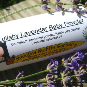 Lavender Baby or Body Powder, Talc free, Not just for babies, Adults, Children, Shaker bottle