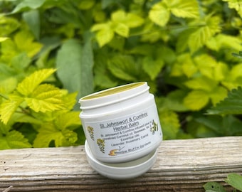 St. Johnswort oil Balm, Comfrey oil Balm, Sun, Herbal Salve