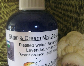 Sleep Aid Dream Mist Linen or Air Spray, adults, children, calming for dogs