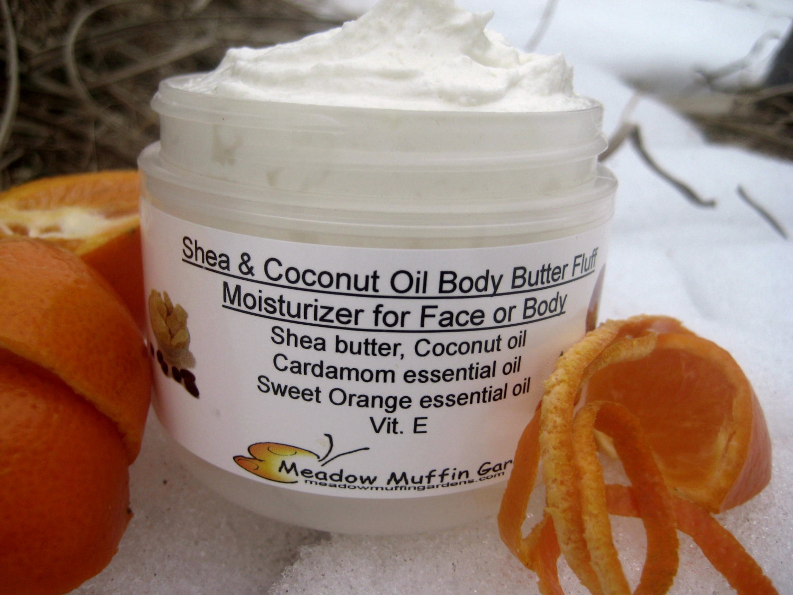 Face and Body Moisturizer Shea Butter Coconut Oil Whipped Etsy