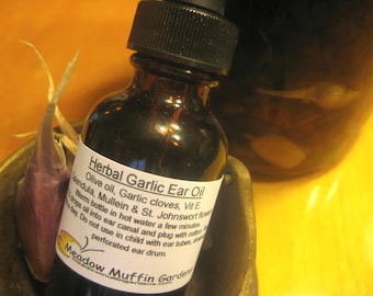 Herbal Garlic Ear Oil, Earache Pain