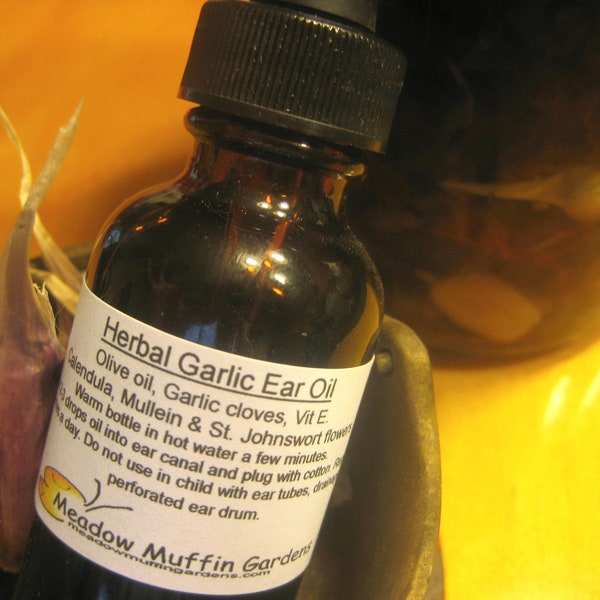 Herbal Garlic Ear Oil, Earache Pain