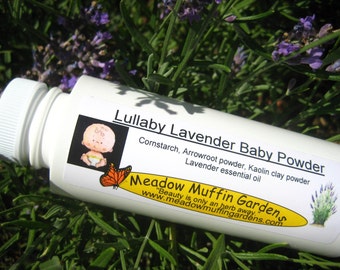 Lavender Powder for Babies, Children, Adults, Lullaby Lavender