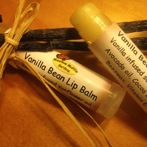 Lip Balm, Vanilla Bean, Avocado, Sunflower oil, tubal lip balm