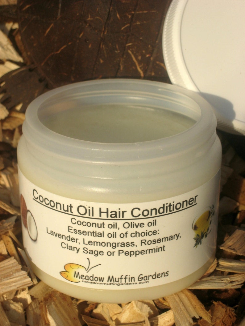 Coconut Oil Hair Moisturizer, Dry Hair Conditioner, Beard Oil, Body Moisturizer image 1