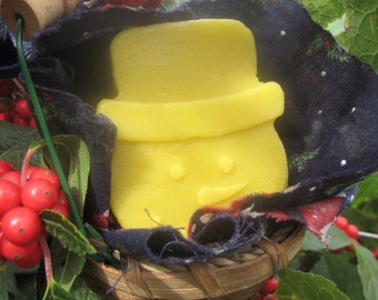 Snowman Body Butter Bar, Shea and Cocoa Butter 3 oz Stocking Stuffer, Christmas gift idea, Teacher gift, Office Party