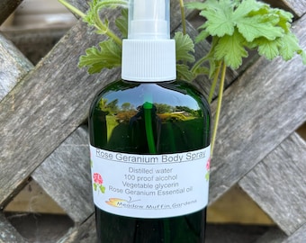 Rose Geranium Body Spray, Bugs