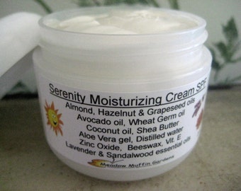 Facial Moisturizing Cream with added  Zinc Oxide, Summer Sun, Winter Glare
