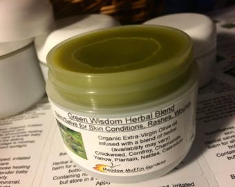 Herbal Green Salve, children, elderly, pets, Herbal oils, Plant Allies, chamomile, chickweed, plantain