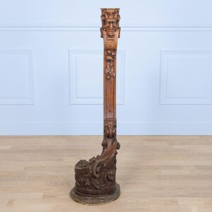 Newel posts, Poteau de départ ou poteau central ou colonne de soutien De Rampe d'Escalier en bois