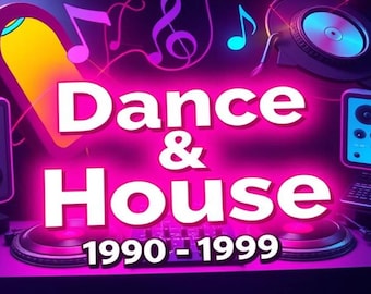 Dance and House Music 1990 - 1999: 500 de los mayores himnos de pista de baile.