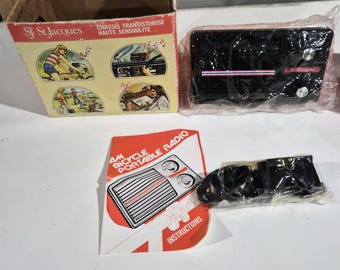 vintage st. Autoradio jacques am et autoradio portable.