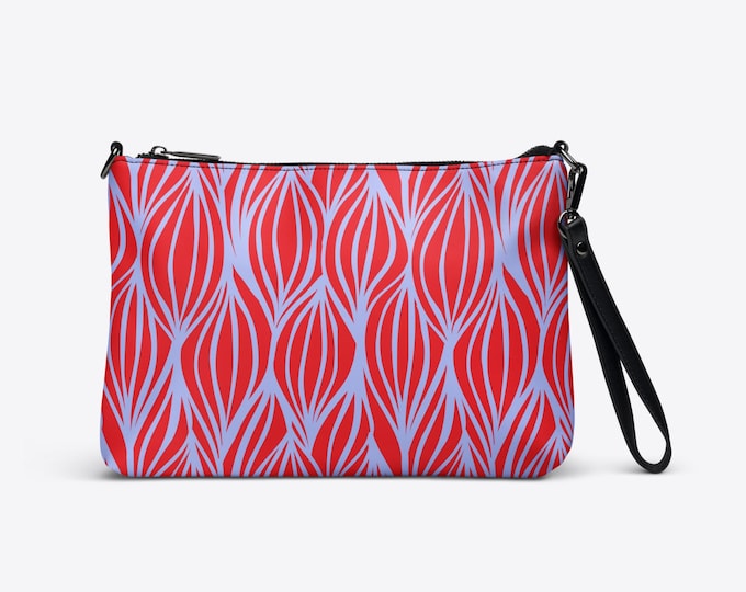 Clutch with zipper *ECOS DEL VIENTO*