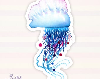 Manowar Jellyfish - vinyl sticker