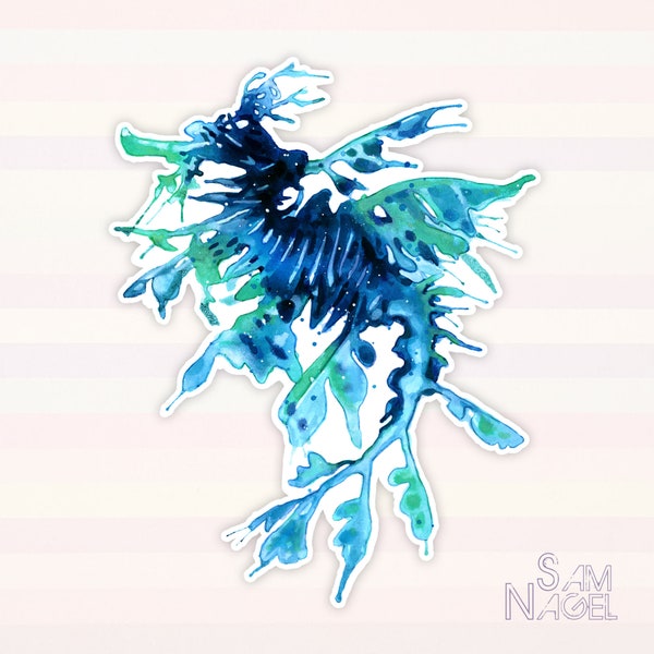 Leafy Sea Dragon  -  vinyl sticker