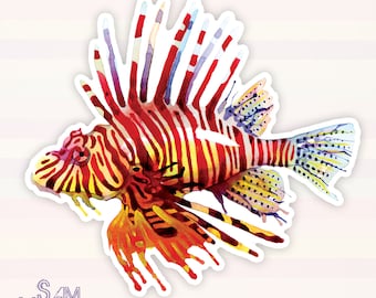 Lionfish  -  vinyl sticker