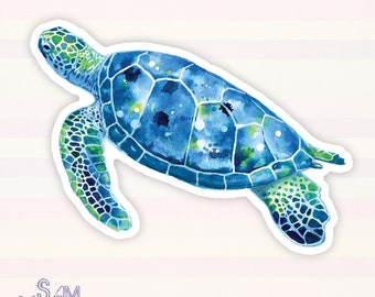 Sargasso Sea Turtle  -  vinyl sticker