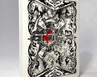 Lonely Heart / Archangels hand cut playing card deck