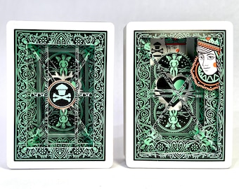 Lonely Hearts / Johnny Cupcakes hand cut playing card decks