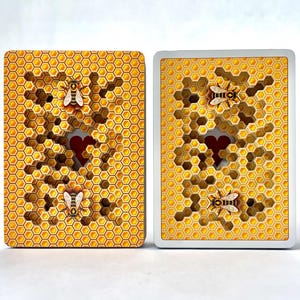 Mazzi di carte da gioco tagliate a mano Lonely Hearts / Honeybee