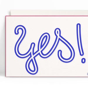 2x Cartes typographiques A6 • Oui • Enveloppe