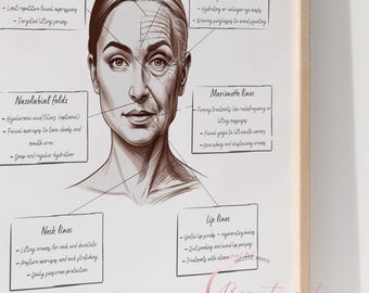 Wrinkle Types & Remedies Print: Esthetician Wall Art (Digital Download)