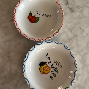 Handmade Italian plates
