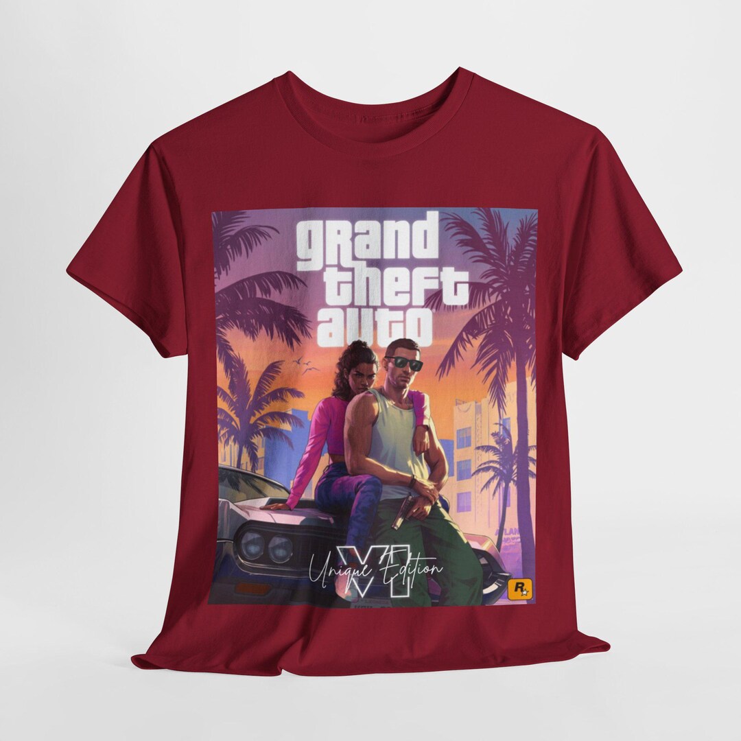 GTA 6 T Shirt Grand Theft Auto VI Grand Theft Auto 6 Rockstar Il 56th 