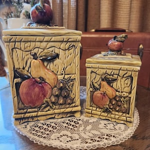 Lefton Japan Canister Set - Etsy