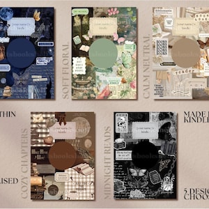 Personalised Kindle Insert | Custom Name Kindle Background | Bookish eReader Wallpaper | Reader Gift | Digital Download