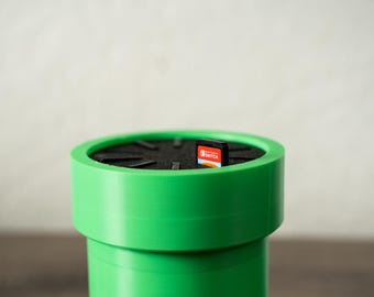 Soporte giratorio para juegos de Nintendo Switch: impresión 3D, inspirado en el organizador de tuberías Warp Green.