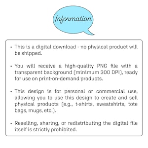 K&ouml;nnte beinhalten: Grafik f&uuml;r digitalen Download mit einer hellblauen Sprechblase mit der Aufschrift "Information". Der Text darunter erkl&auml;rt den digitalen Download, einschlie&szlig;lich Dateityp, Nutzungsrechte und Wiederverkaufsbeschr&auml;nkungen.