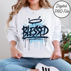 Graffiti PNG, Faith Sublimation Design, Urban Streetwear Print for T-Shirts, Hoodies, Wall Art & Apparel, Commercial Use Digital Download