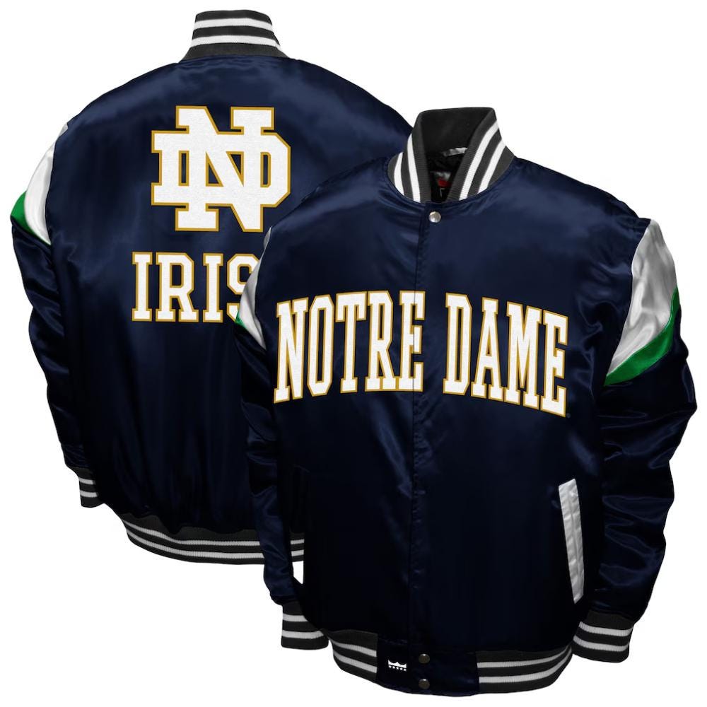 Discover Retro Irish Baseball Jacket