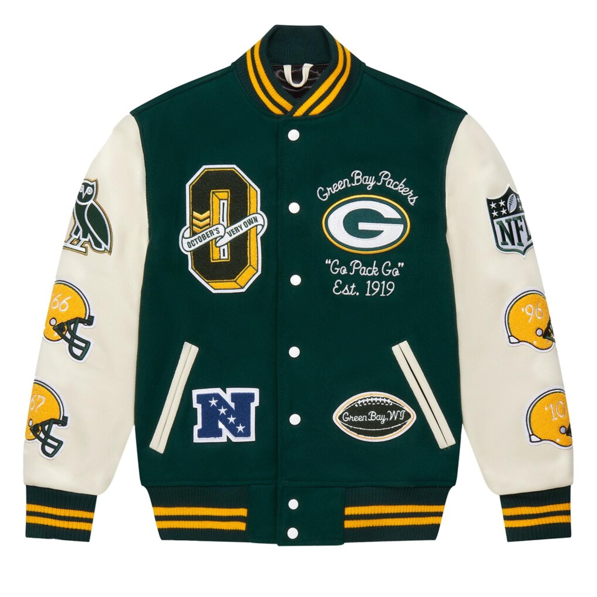 Green bay packers leather jackets - Etsy 日本