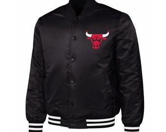 Herren Chicago Bulls Sport Varsity Jacke | Baseball Lettermen Jacke