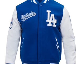Herren Retro Dodgers Varsity Jacke | eine Bomberjacke